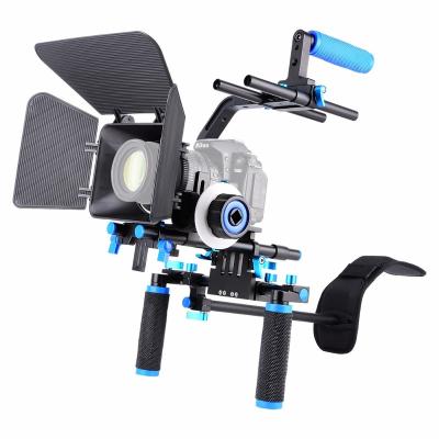 China YELANGU D102 Camera Shoulder Rig Rig Kit DSLR Shoulder Mount With Quick Release Baseplate Foll For DSLR and DV Camcorders for sale