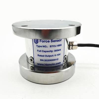 China 30 Ton Load Cell Manufacturer Flange To Flange Compression Load Cell for sale