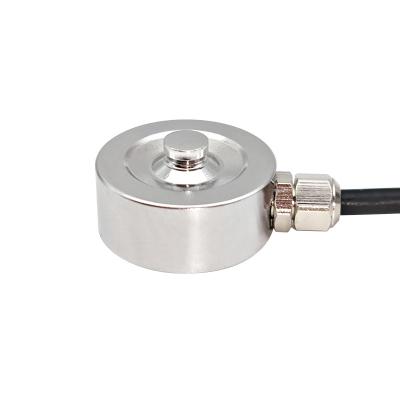 China Small Button Load Cells 50N To 20kN Compression Load Cell Force Sensor for sale