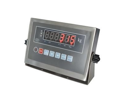 China Rode LED-weegindicator nauwkeurigheid weegschaalindicator met printer Te koop