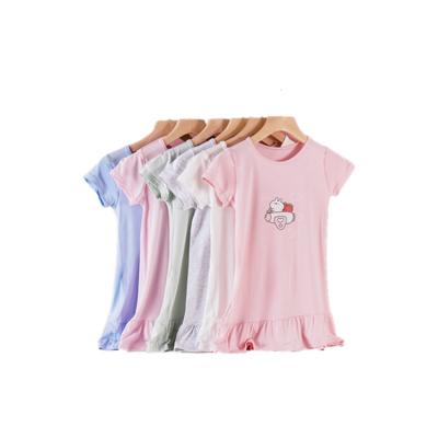 China Breathable Professional Baby Pajamas Clothing Summer Children Fashion Workmanship Cartoon Comfortable Cute Sleep Skirt for sale