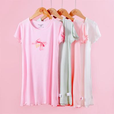 China Cute Children Clothing Cartoon Kids Pajamas Sleepwear Skirt Thermal Hot Selling Night Loose Dress For Girls for sale