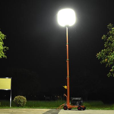 中国 トロリーカート 三脚灯 800W 道路安全のためのLEDバルーンランプ 販売のため