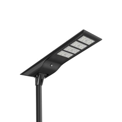 China LifePO4 Batterie LED Solarstraßenbeleuchtung Integrierte 6800lm 40W Solarstraßenlampe Für Sicherheitsgarten zu verkaufen