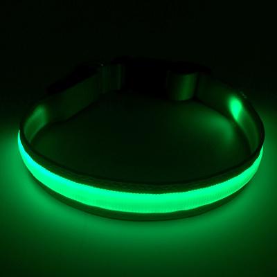 China Viable Personalized Led Flashing Dog Collar Dog Glow Pendant Light Led Collar for sale