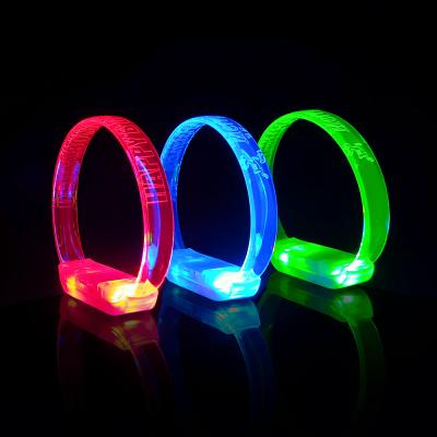 China Morden Free Sample Gifts Supplies Music Activated Glow Led Wristband Light Up Wristband Night Events Lit Wristbands for sale