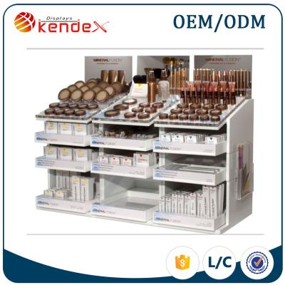 China Supermarket factory direct sale fancy cosmetic display cabinet for counter cosmetic interior decoration for sale