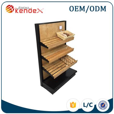 China Mall Best Selling Wooden MDF Bread Display Cabinet Display Stand nvironmental showcase for cake for sale