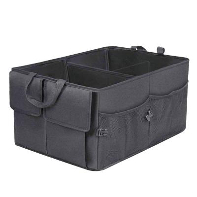 China Business / Luxury Waterproof Heavy Duty Foldable Trunk Organizer For Travel Shopping Organizer Rack Car Storage Accordion Bag for sale