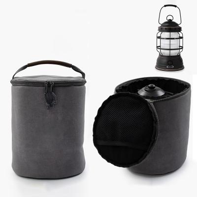 China Canvas Lantern Bag For Outdoor Storage Tote Camping Equipment Bag T22054 Travel Oil Lantern Kerosene Lantern for sale