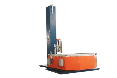 China 14rpm 2.5kW PLC Rotary Stretch Pallet Shrink Wrapper Rotary Stretch Wrapper for sale