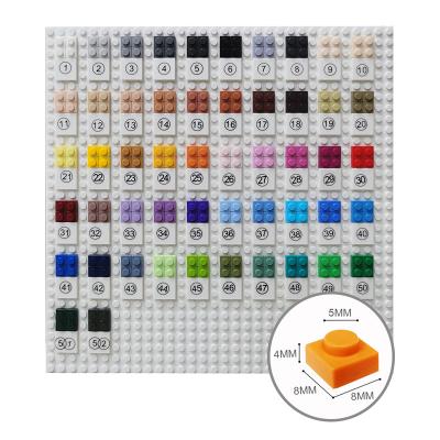 China Construction Toy 3024 plate 1x1  Building Blocks plastic MOC bricks parts Pixel Art DIY, Mosaic Art DIY, Compatible with LEGO for sale