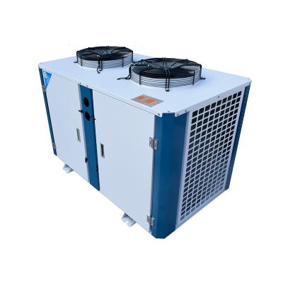 China Hotels Air Cooled Condenser Supplier FNU 380v 100m2 Top Air Supply Condenser Evaporative Air Cooled For Cold Room for sale