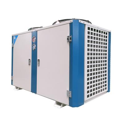 China Cabinet Type Hotels 15HP FNU Air Cooled Refrigeration Condenser 35.4KW 380V Copper Tube For Cold Storage Room for sale