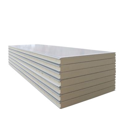 China Sound Container 50mm 75mm Light Weight Fire Proof Rock Wool Wall Roof Sandwich Panel For Warehouse Shed Building for sale