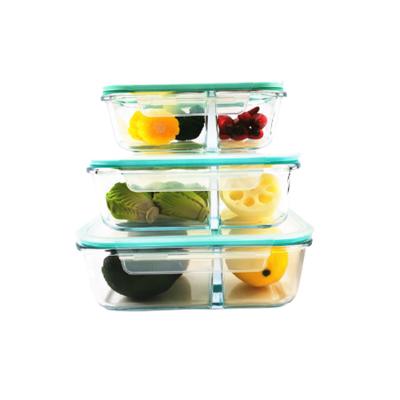 China Freshness Preservation Baby Garden Baby Mini Glass Food Freezer Lunch Surplus Storage Containers With Bpa Free Lids for sale