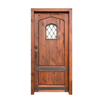 China Modern Entry Door Design with Custom European Style Iron Doors Houston Wooden Door Company for sale