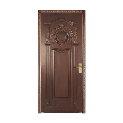 China Modern Composite Wood Safe Steel Wood Interior Entry Door Luxury Designs for sale