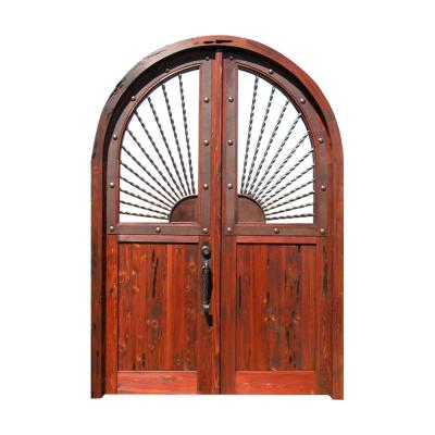 China Metal Doors Craftsman Style Iron Entry Doors Modern Wood Exterior Entry Doors For Home for sale