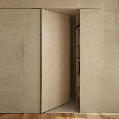 China Modern Custom Kent Style Frame Invisible Door For Villa Solid Wood Interior Doors With Invisible Views for sale