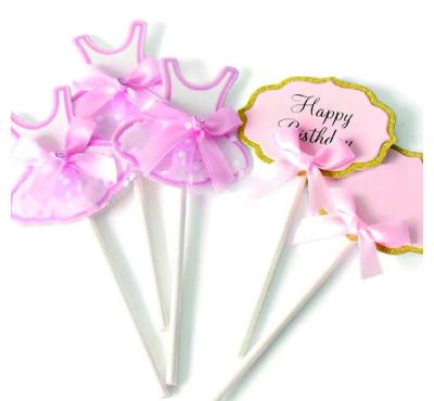 China Party Cake Decoration Custom Cake Topper Accessories Wedding Happy Birthday Cake Insert Decoration Cake Decorating Supplies In Various Shapes for sale