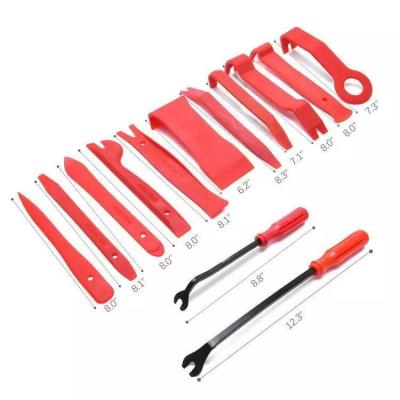 China Auto Repair Tool 13PC Auto Trim Removal Tool Kit With Strong Nylon Fastener Removers Door Panel Tool Kit for sale