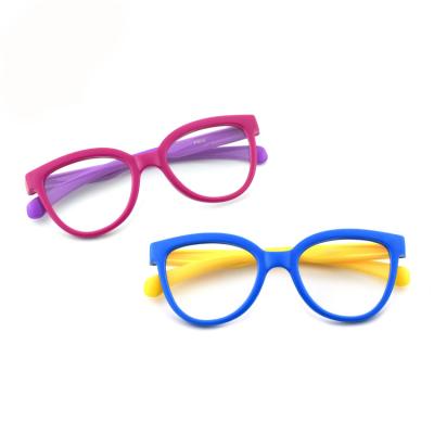 China New Fashion Hot Selling Children's Reading Glasses Anti Blue Light Glasses Frames Blue Light Blocking Glasses For Kids for sale