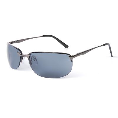 China Fashion Sunglasses Eyewear Metal Frame Sun Glass Super Warm Gradient Uv400 Shading Sun Glasses For Men for sale