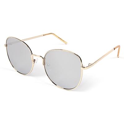 China Luxury Brand Metal Sunglasses Gold Logo Metal Sunglasses Manufacturer Custom Frame Eyewear Fashion Sunglasses for sale