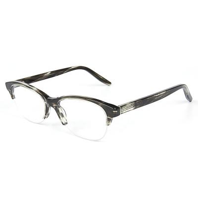 China Fashion Half Frame PC Optical Glass Cheap Reading Glasses for sale