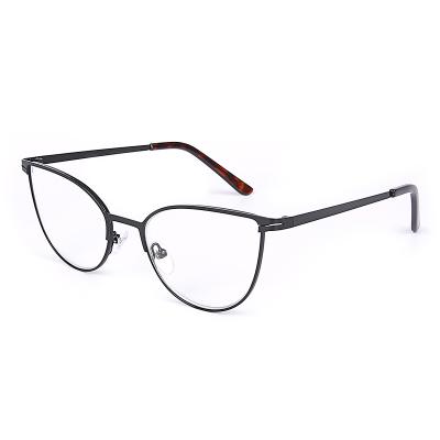 China High Quality Different Power Cat Eye Metal Reading Glasses Fashion Wholesale For Women for sale