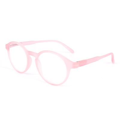 China Eyewear 2021 Fashion Vintage Color Frame Unisex Ultralight Pure TR Light Reading Glasses Anti-blue 90 Glass for sale