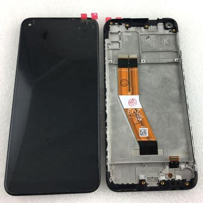 China LCD Display For Samsung A115U LCD Screen Touch Digitizer With Frame 6.4