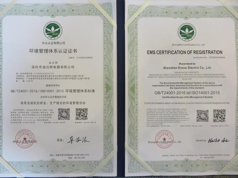 ISO14001 - Shenzhen Davosa Electric Equipment Co., Ltd.