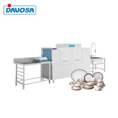 China Dish Washing Professional Easy Dishwasher For Canteen Hotel Dishwasher Conveyor Dishwasher For 300~500 People Use for sale