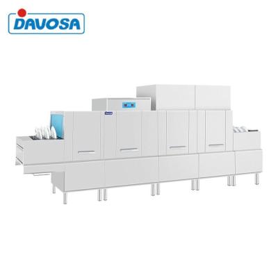 China New Large Commercial Dishwasher Machine Hot Full Automatic Stainless Steel Conveyor Freestanding Dishwasher With Double Dryer for sale