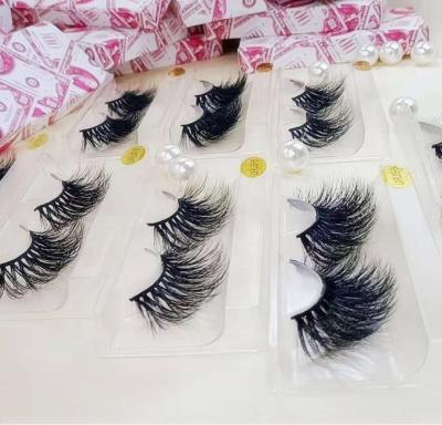 China Long 25mm Natural Mink Eyelashes Vendor, Wholesale Mink Eyelash Custom Label Private Label, 3D Natural Mink Eyelashes for sale