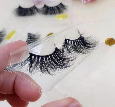 China Long Full Stripe Mink Eyelashes 3D Natural Stimulation 100% Siberian Long Eyelashes 5D 27mm Super Mink Eyelashes No for sale