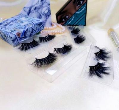 China Wholesale bulk 3d mink eyelash extension natural seller long 3d/5d mink 25mm 100% real lashes for sale