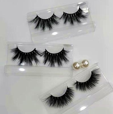 China Long 12-22mm Strip 3d Full False Eyelashes Different Private Label False Mink Strip Natural Curly Fake Fur Lashes Thin Strip With Packing Box for sale