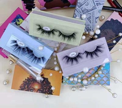 China New Fashion Natural Long Single Strip Full Lashes 3D 16-22mm Silk Mink High Grade Synthetic False Eyelashes for sale