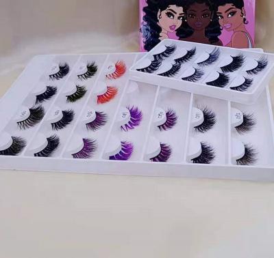 China Long 0 25mm Mink Lashes Supplier 3D Mink Lashes Natural Color Wholesale Mink Eyelashes Label Custom Label Brands for sale