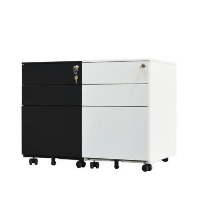 China Metal Convertible 3 Drawer Color Movable Pedestal, Movable Pedestal, Movable Pedestal Cabinet for sale