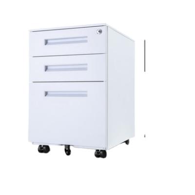 China Adjustable Office Mobile Storage Small (Size) Steel File Cabinet With 3 Drawers for sale