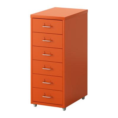 China Knocked Down Drawer Desk Steel 6 Drawers Living Room Cabinet Bedroom Closet Chest for sale