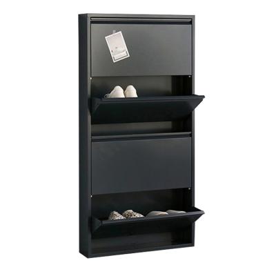 China Expandable Modern Shoe Rack 4 Layer Shoe Cabinet Storage Unit Closet Shoe Rack for sale