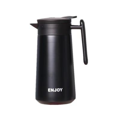 China Large 800ml PORTABLE Stainless Steel Thermos Jar Vacuum Thermos Flask Coffee Pot for sale