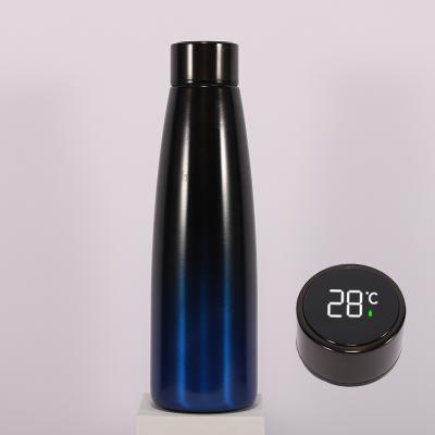 China PORTABLE Wholesale Vacuum 500ml Water Bottle Smart Vacuum Insulated Thermos With LED Temperature Display for sale