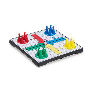 China Eco-friendly Design Portable Ludo Game Flying Chess Different Dimensions With Box for sale