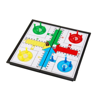 China Suppliers Eco - Friendly Factory High Quality Classic Plastic Ludo Board Games And Chips Table Set Suppliers for sale